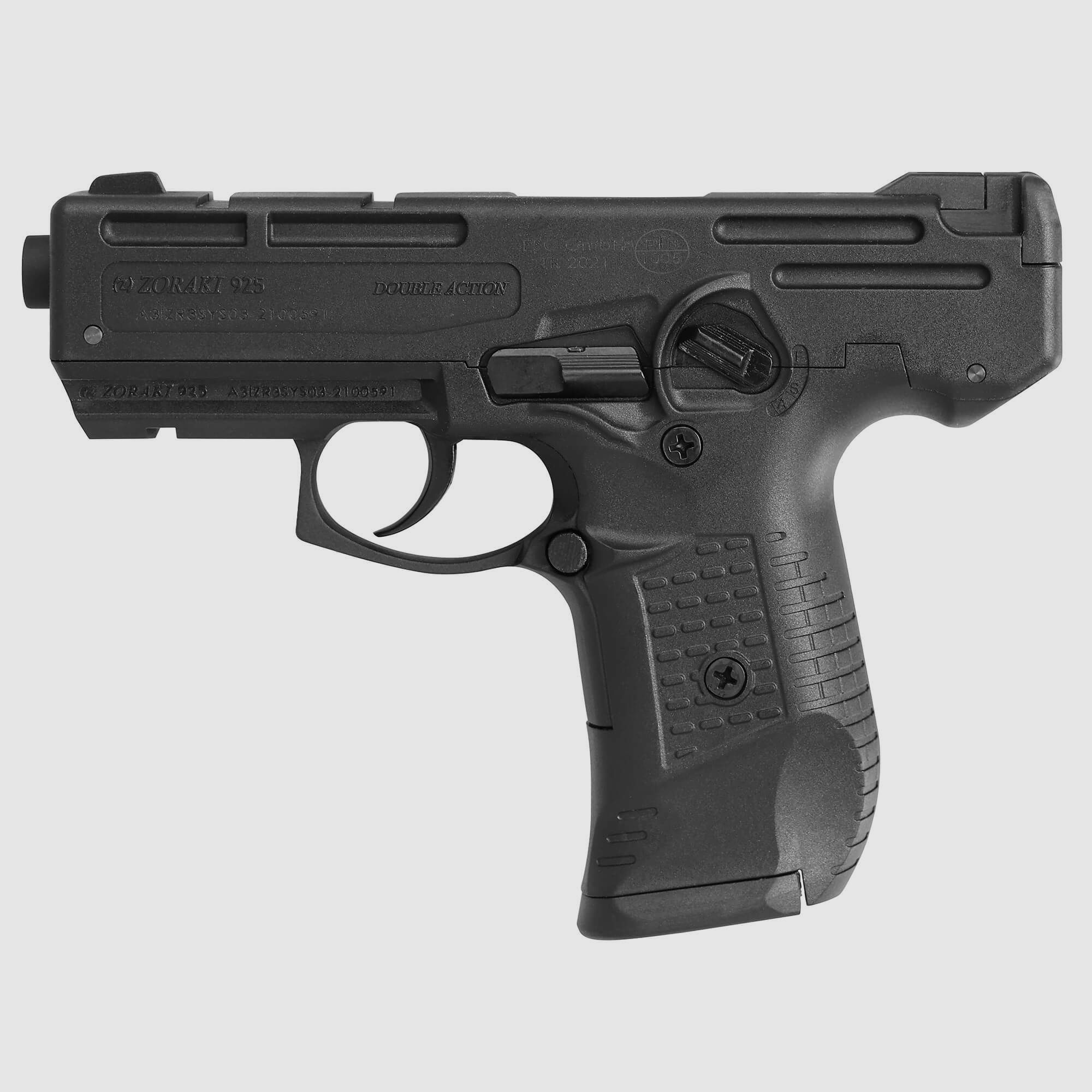 Zoraki 925 Schwarz SRS-Pistole 9mm P.A.K.