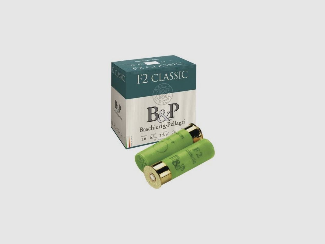 100 Patronen betp f2 classic 16 kal. 16 / 67 mm nr. 5 29 g