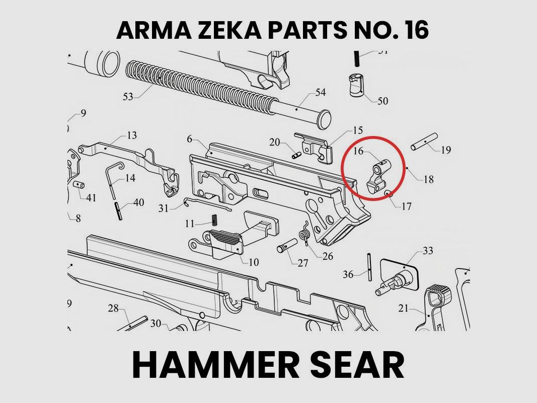 ARMA ZEKA Hammer and Sear