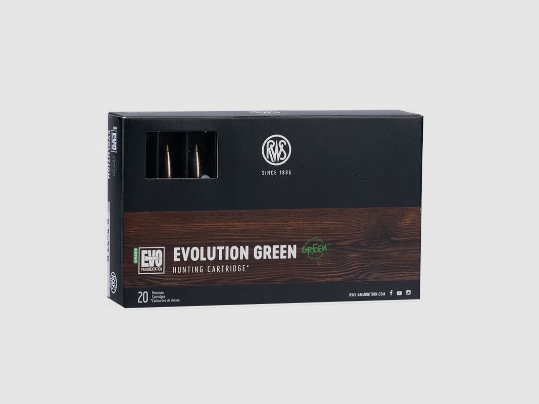 RWS 6.5X57R Evolution Green 6.0gr./93gr