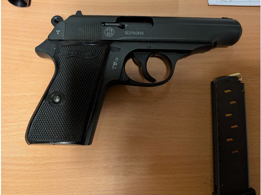 Walther PP 9 mm P.A.K. inkl.Munition