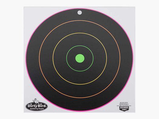Dirty Birds Multicolored Target - Birchwood Casey - 10 Targets - 30 cm
