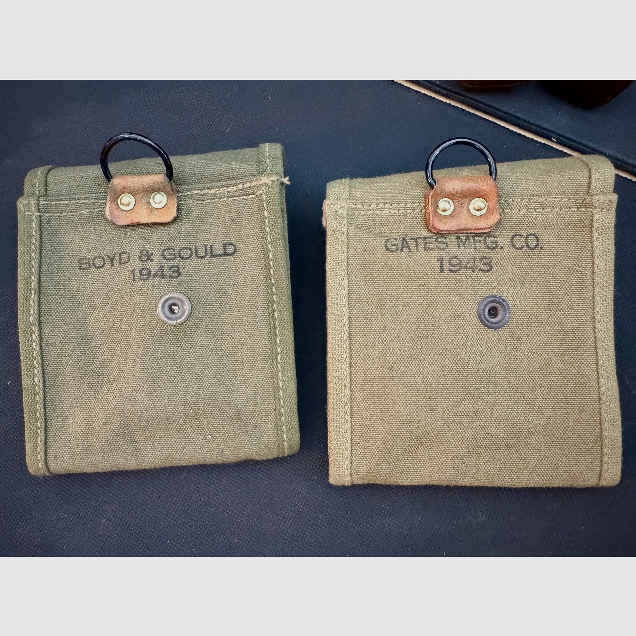 Magazine pouch .30 Carbine magazine for 2 magazines, repro I think (49)