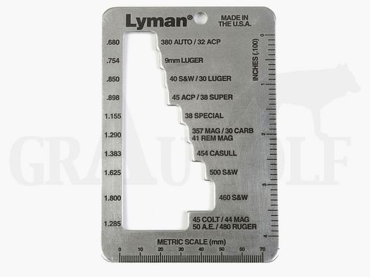 Lyman E-Zee™ Pistol Hülsenlehre