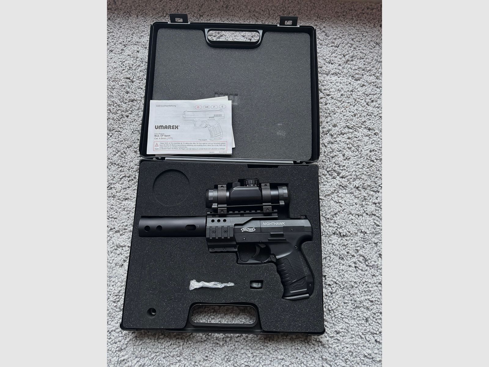 Pistolet CO2 Walther Nighthawk