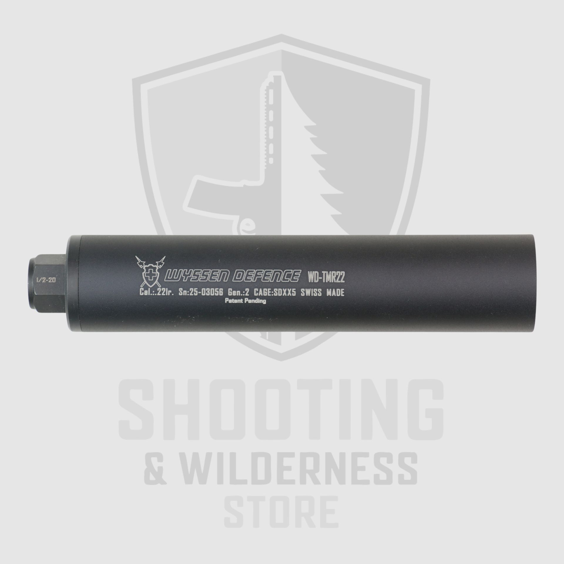 Wyssen Defence TMR22 geluiddemper .22 LR, afbeelding 2 van 2