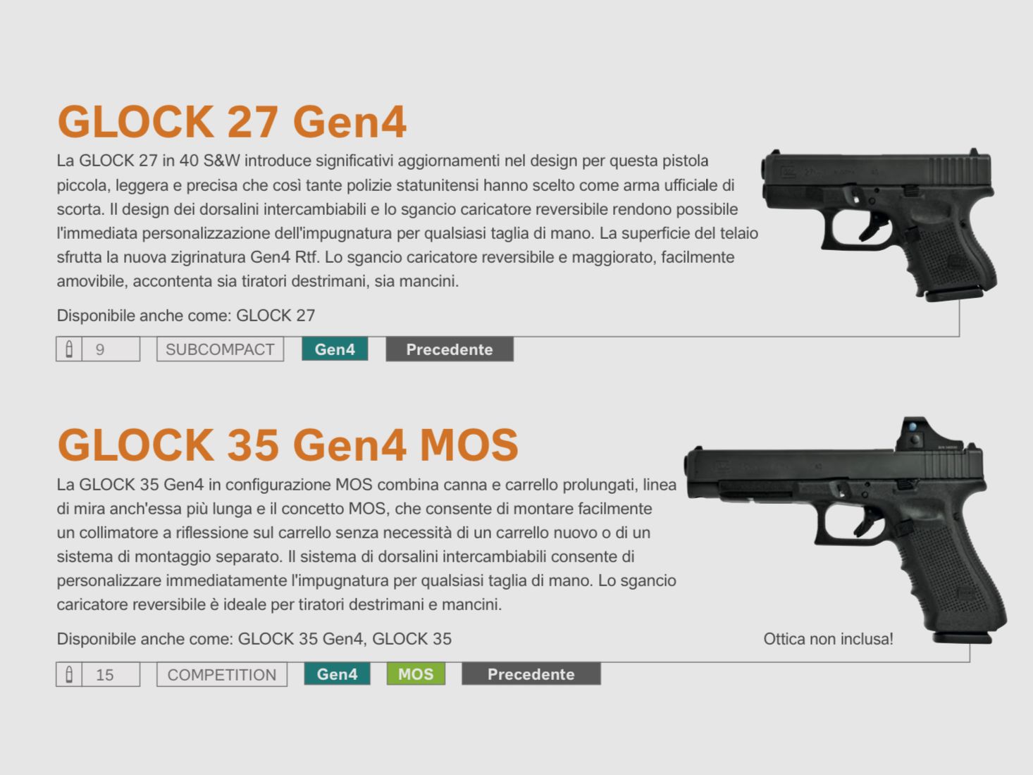 GLOCK / SEMIAUTO PISTOOL / ALLE MODELLEN, afbeelding 19 van 30