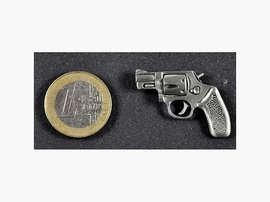 Taschenrevolver .38 Spezial als Metall-Anstecker