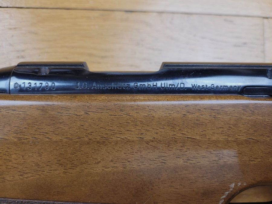 Schöne Präzisionsgewehr – Anschütz – Modell Match 54 – Kaliber 22LR Einzellader – schwerer Lauf – sehr guter Zustand, Bild 1 von 21