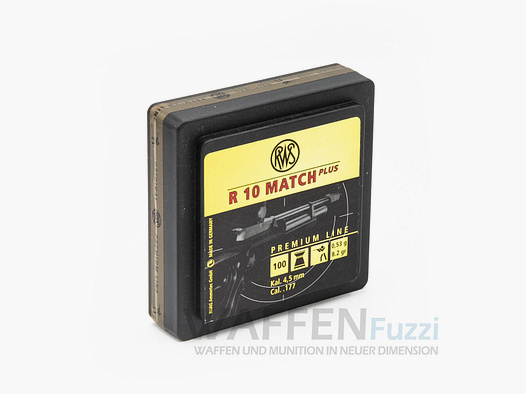 RWS R10 Match Plus 100 pcs. calibre 4,5mm