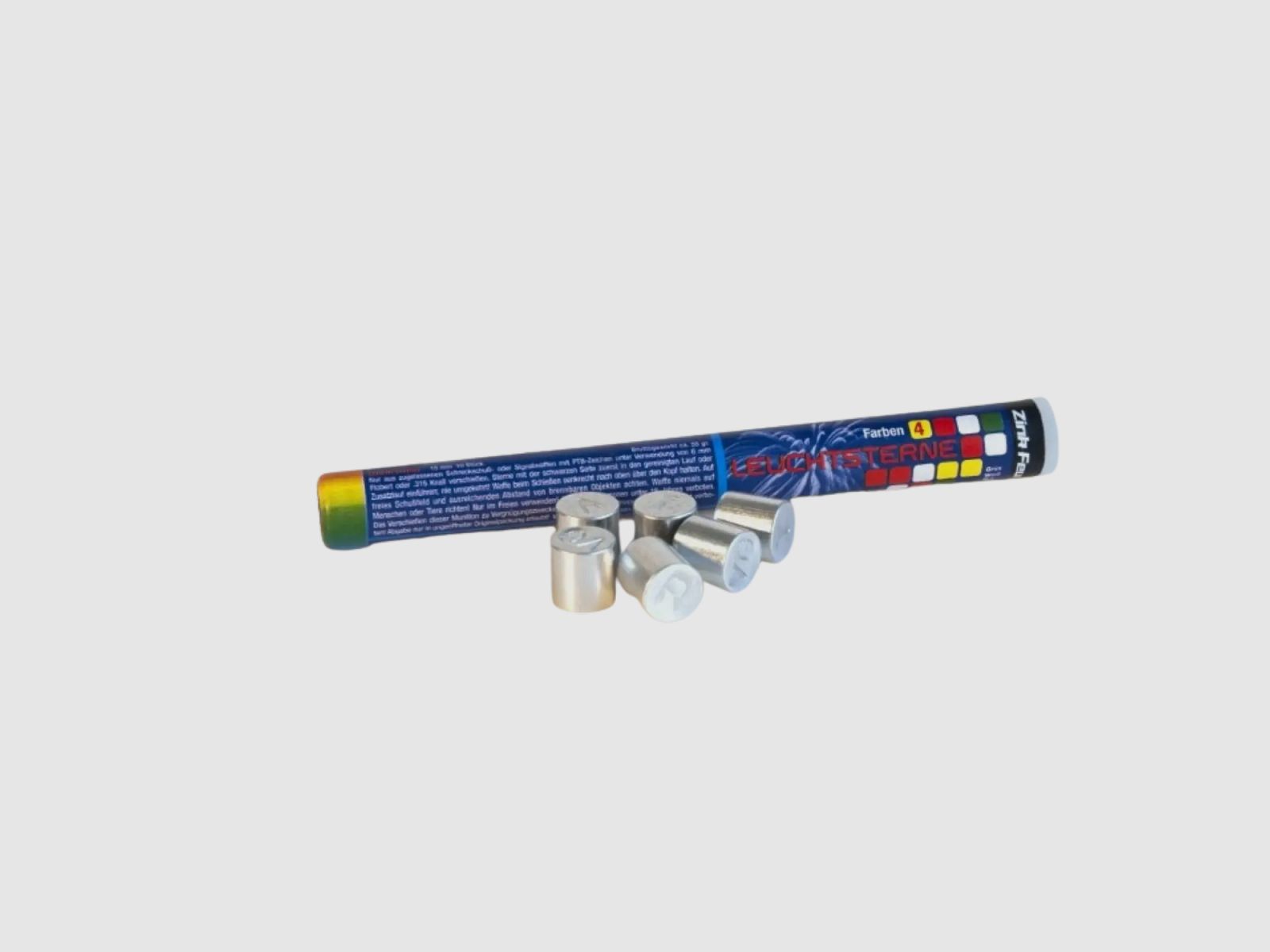 Étoiles de signal en zinc tube de 10 pièces mélange de couleurs intenses