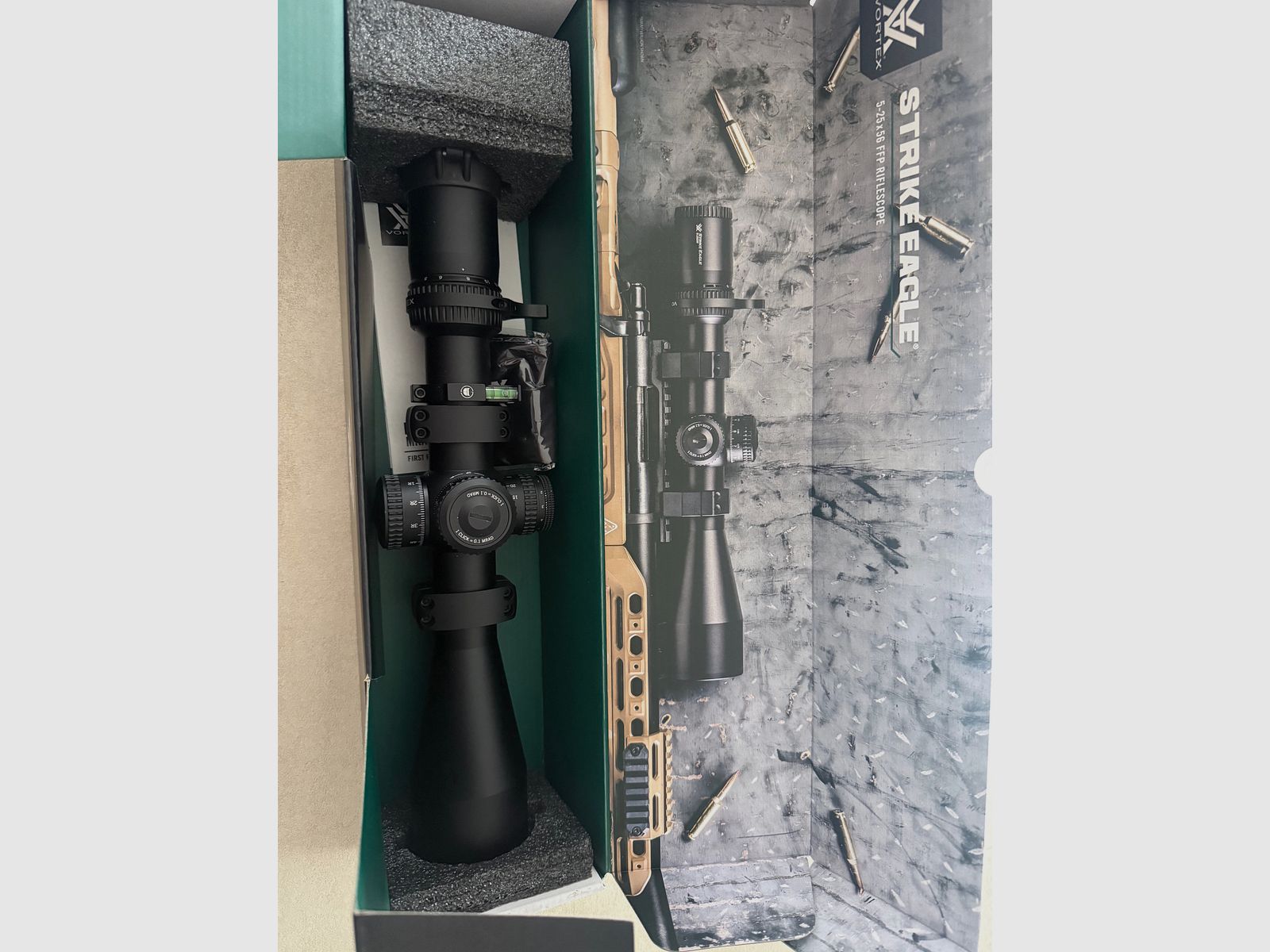 Vortex Strike Eagle 5-25x 56 FFP. EBR-7C