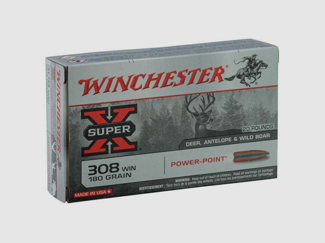 Winchester Power Point .308 Winchester - 180 gr / 11,7 g, Bild 3 von 9