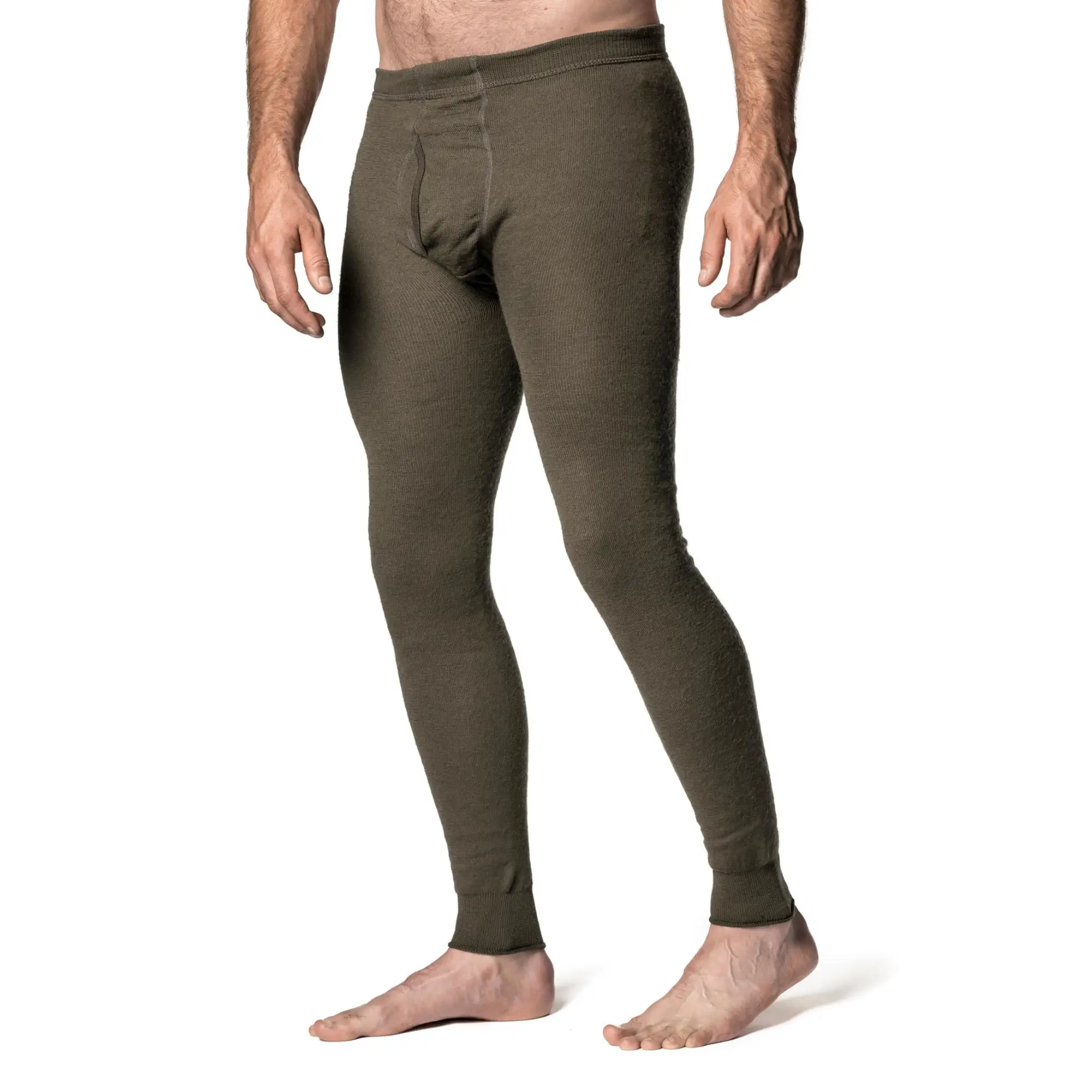 Woolpower Long Johns Man 200 Thermo-Unterhose mit Eingriff (Pine Green), Bild 2 von 3