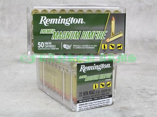 Remington	 .22WinMag. Accutip-V BT 33gr. 2,1g 50Stück Staffelpeise