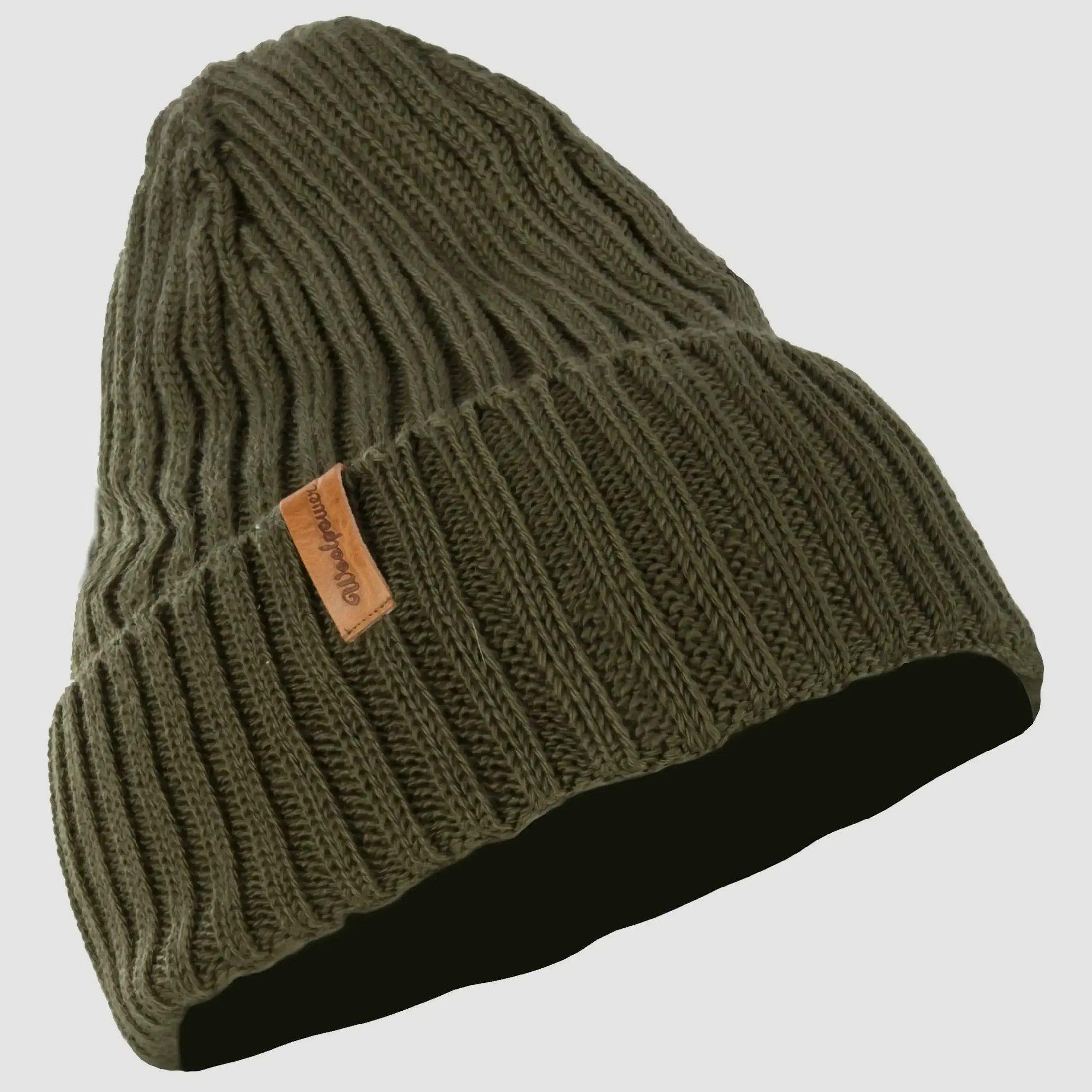 Woolpower Woolpower Beanie Rib - Pine Green Heren