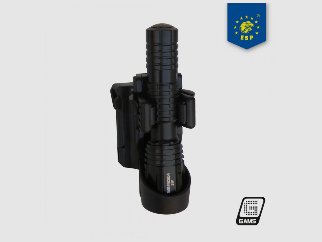 Rotierendes Polymer-Taktikholster für Taschenlampe, Bild 4 von 5