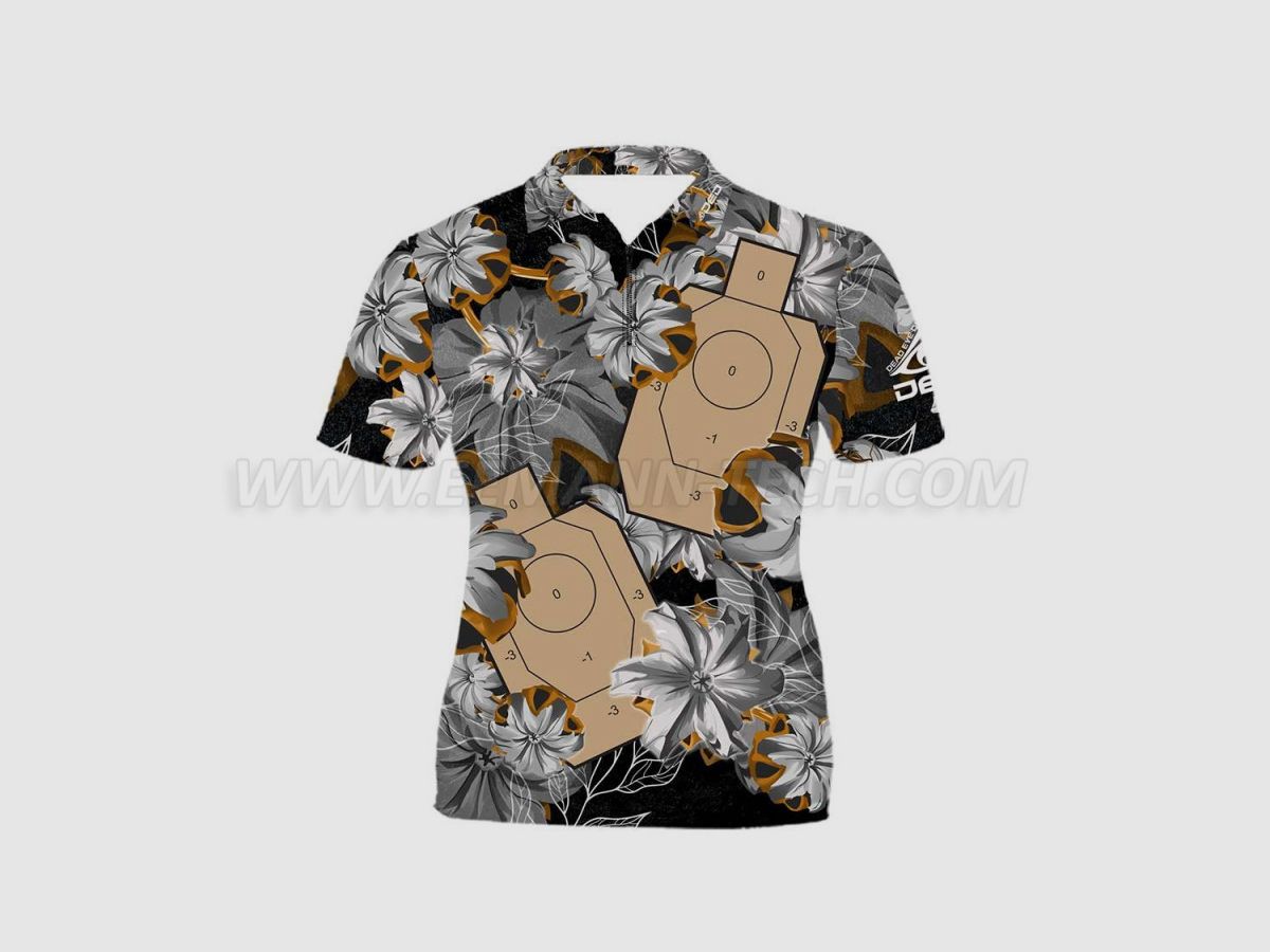 DED Black Bullet Floral IDPA Ziel T-Shirt, Größe: XS, Benutzerdefinierter Name: Mit Benutzerdefiniertem Namen, Bekleidungsart: Kinder, Bild 8 von 9