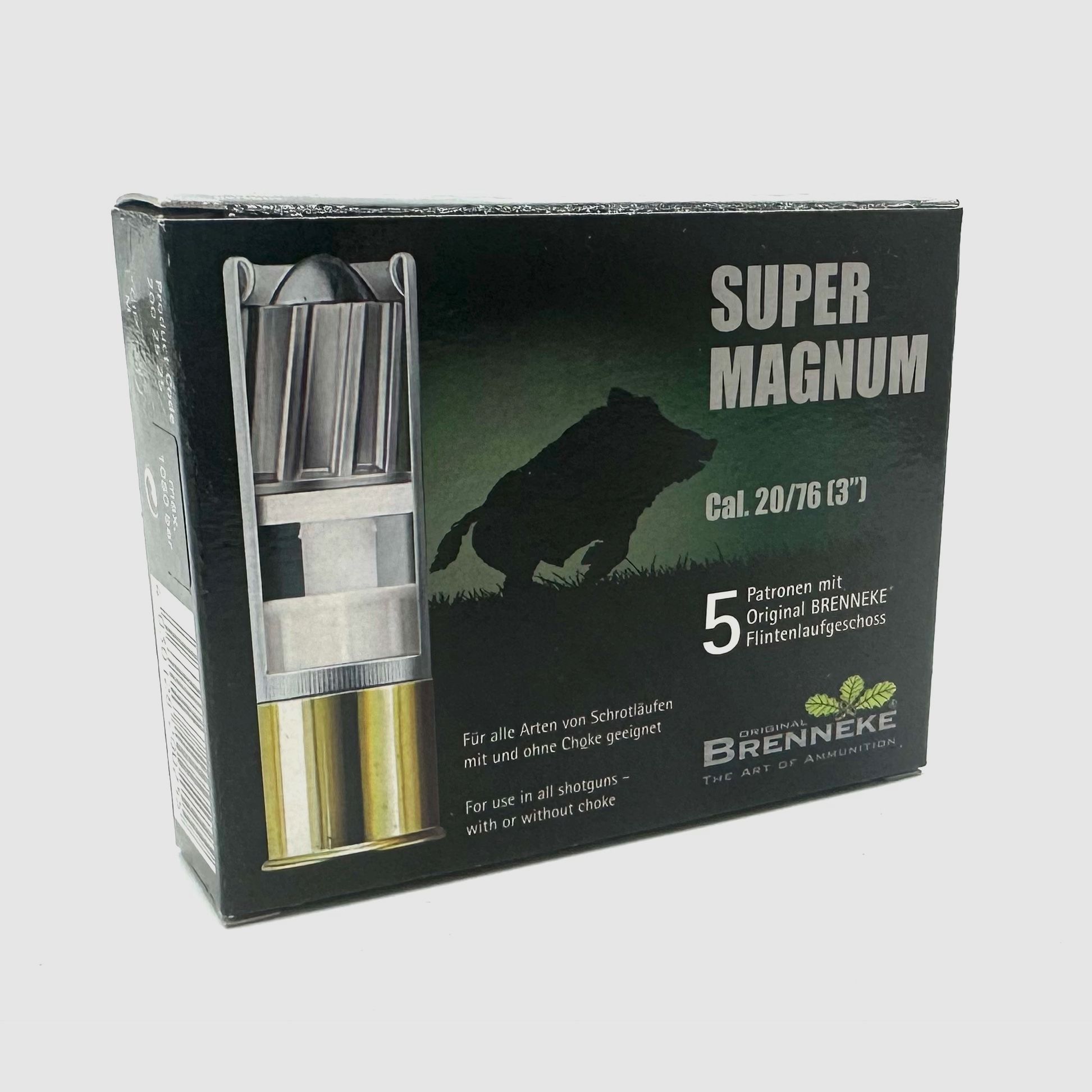 Brenneke 2005529 20/76 Super Magnum 28,4g 440grs. 5 Stück
