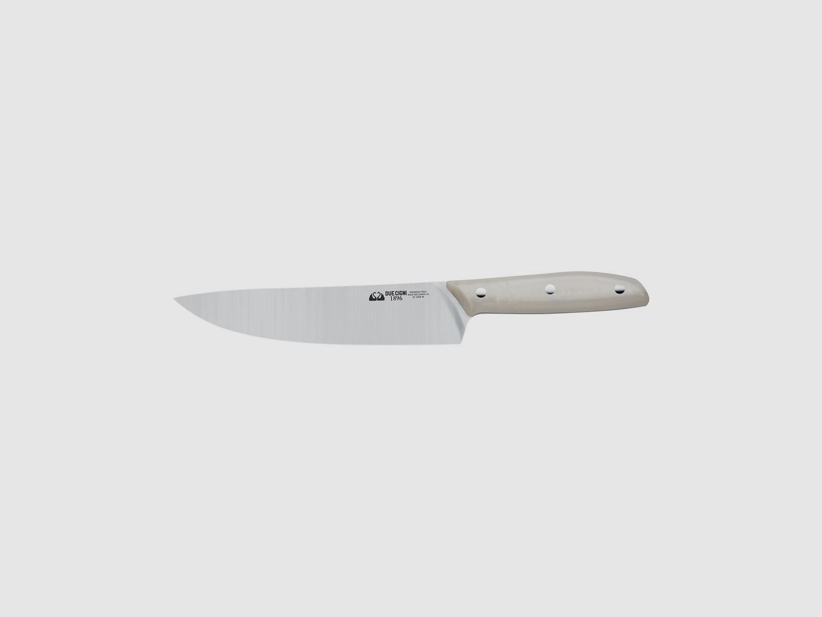 Due Cigni - Cuoco Serie 1896: Das Messer, das Tradition in die Küche bringt 20 cm