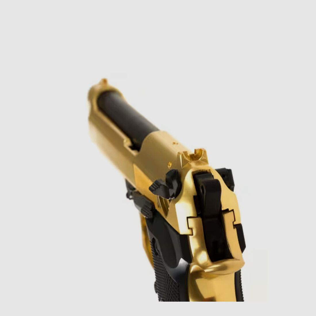 WE M9 Airsoft Pistol GBB VM 6mm BB gold, image 3 of 3