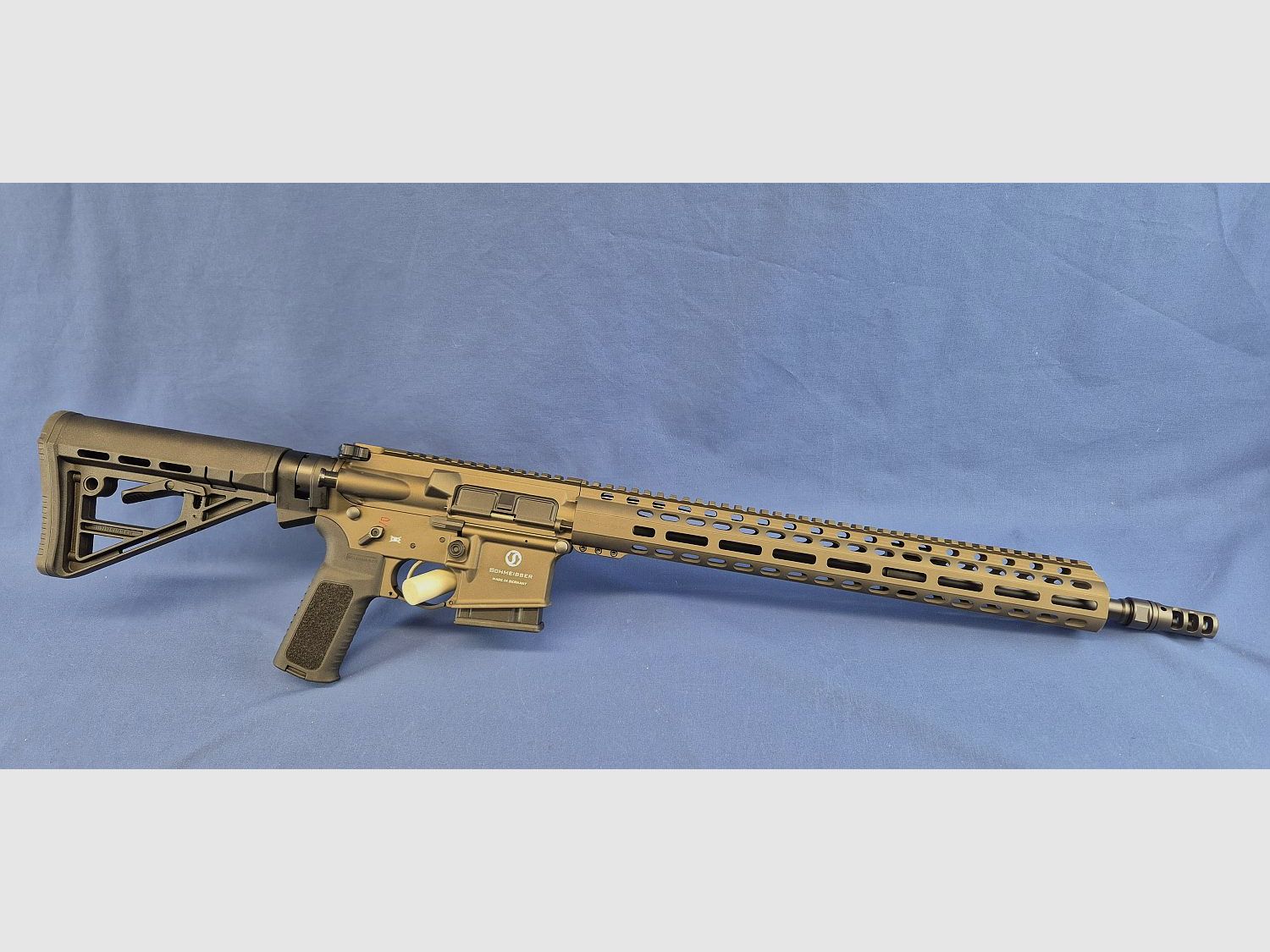 SETANGEBOT EXTREM AKTION!!!! Schmeisser AR15 Dynamic L Bronze, Kal.223Rem. LL:16,75″ mit BURRIS Zielfernrohr SET RT-6 1-6×24 Combo, Absehen Ballistic AR, Bild 2 von 4