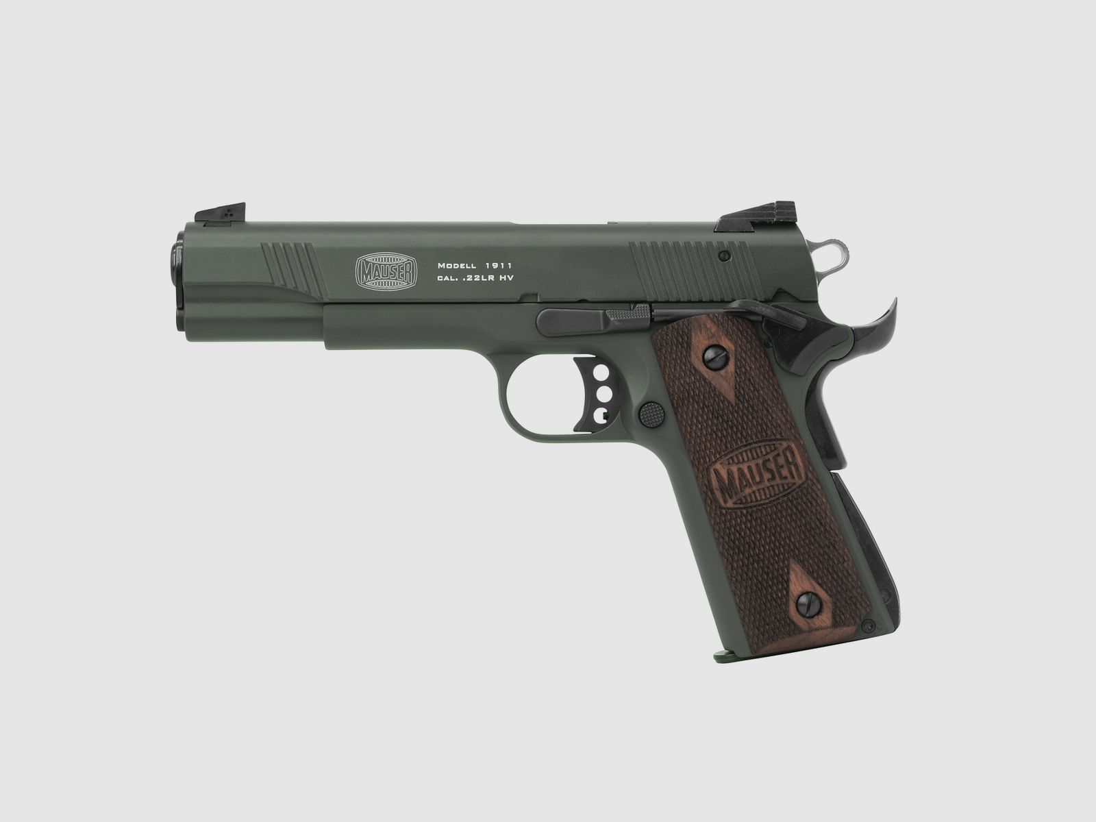 Mauser 1911 OD Green, Kaliber .22lr || Pistole