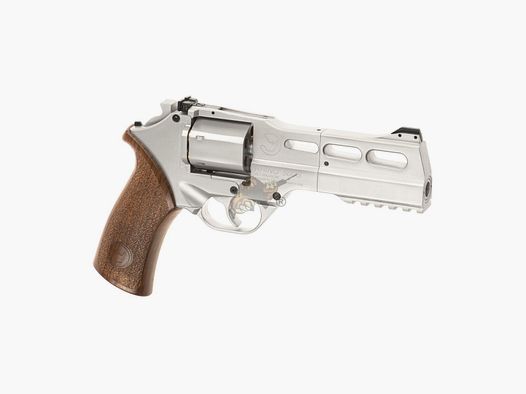 Rhino 50DS Airsoft Revolver in Nickel Finish Chiappa -F-
