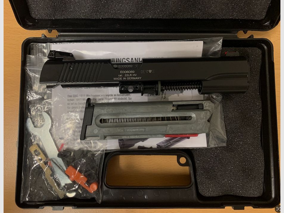 ME 1911 Messerschmitt 9mm, + system wymienny .22lr