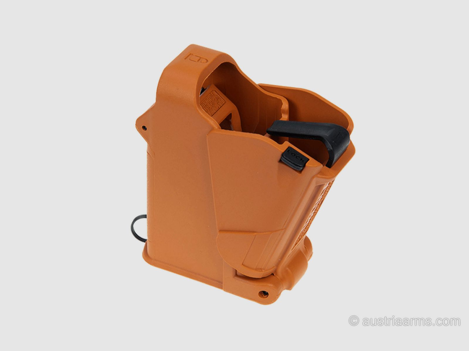Maglula UpLULA Chargeur Universel de Chargeurs de Pistolet 9 mm – .45 ACP, Orange