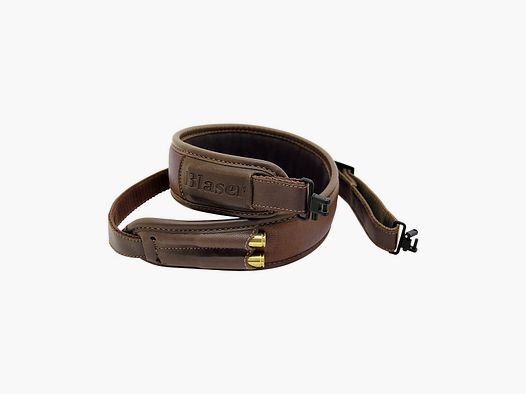 Correa de rifle Blaser de cuero marrón