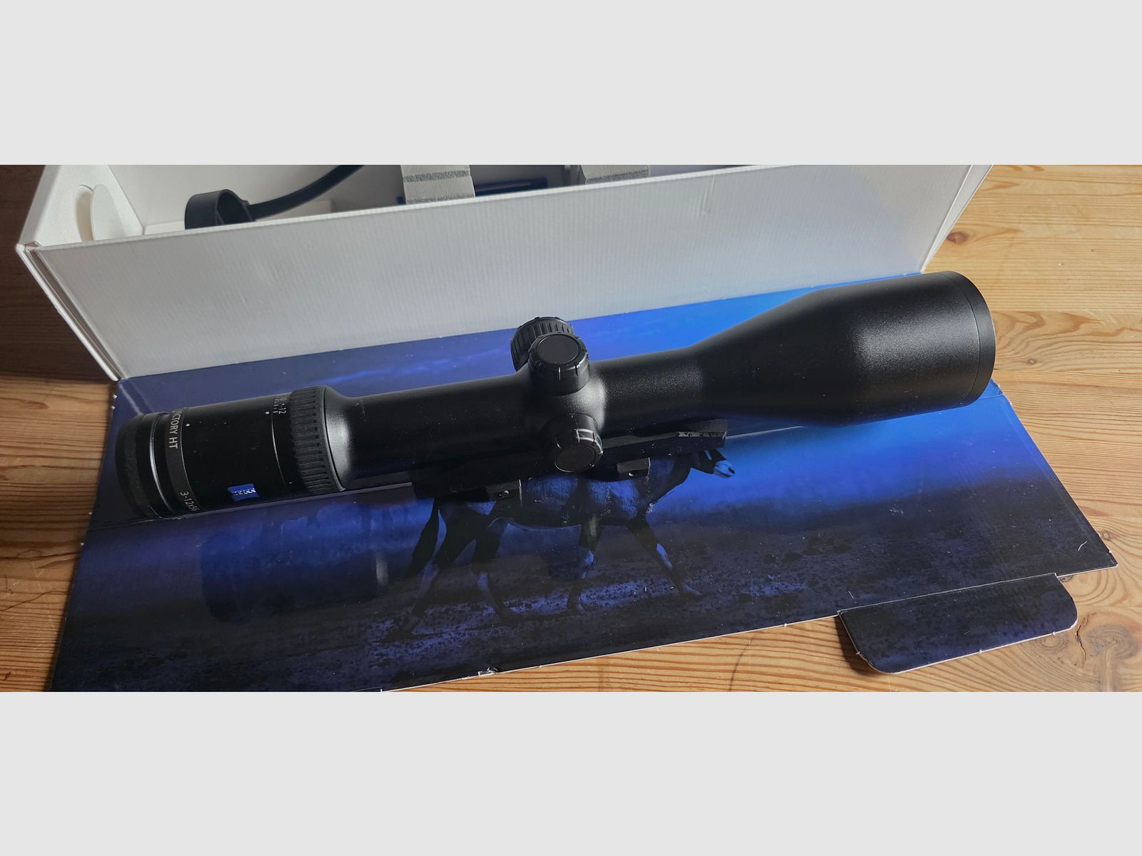 Zeiss Victory HT 3-12x56 con riel Dentler + montaje Picatinny – OVP