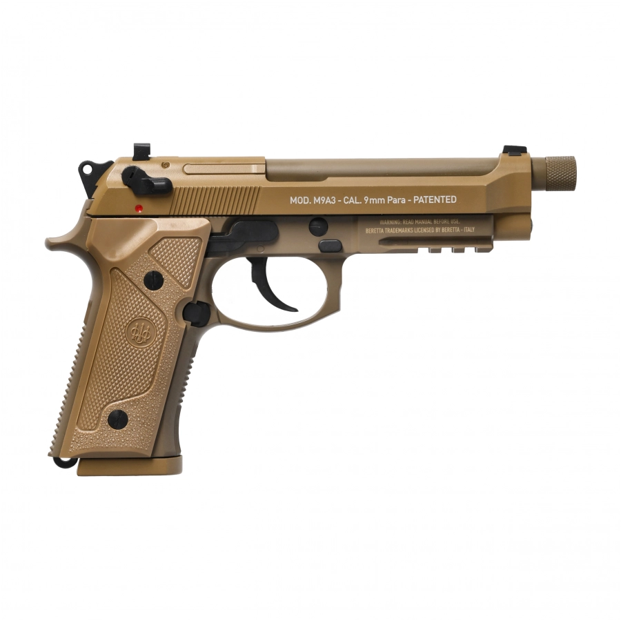 ASG Beretta M9 A3 FDE 6 mm replica pistol with holster, image 1 of 10