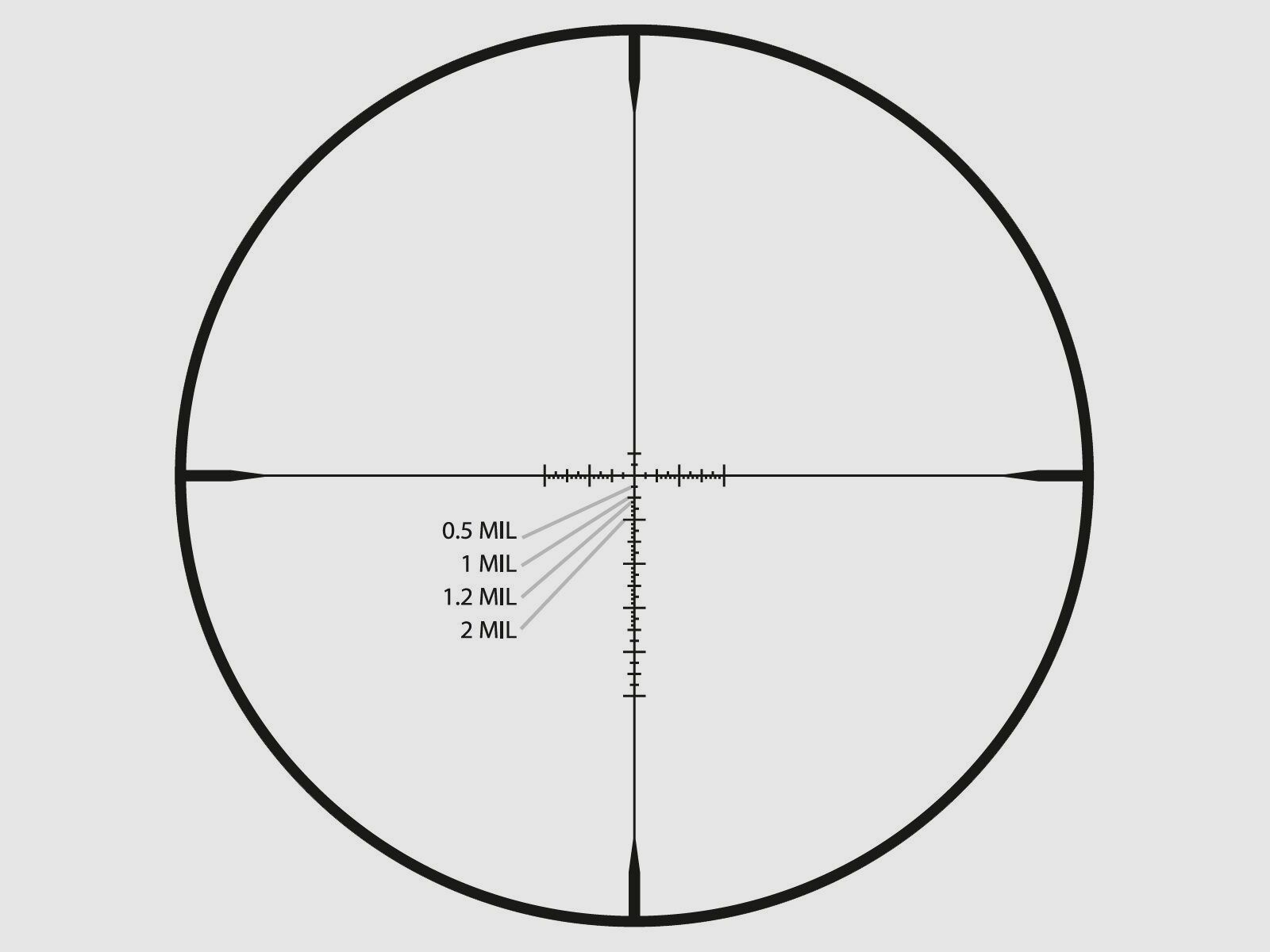 Sightmark Presidio 1-10x26 CRED10 cannocchiale