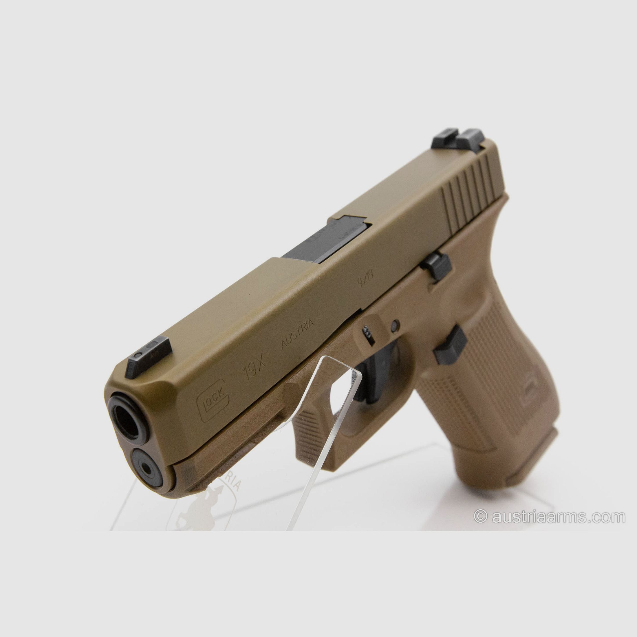 Glock 19X with Performance Trigger, like new demonstration weapon, 9 x 19 mm, image 4 of 5
