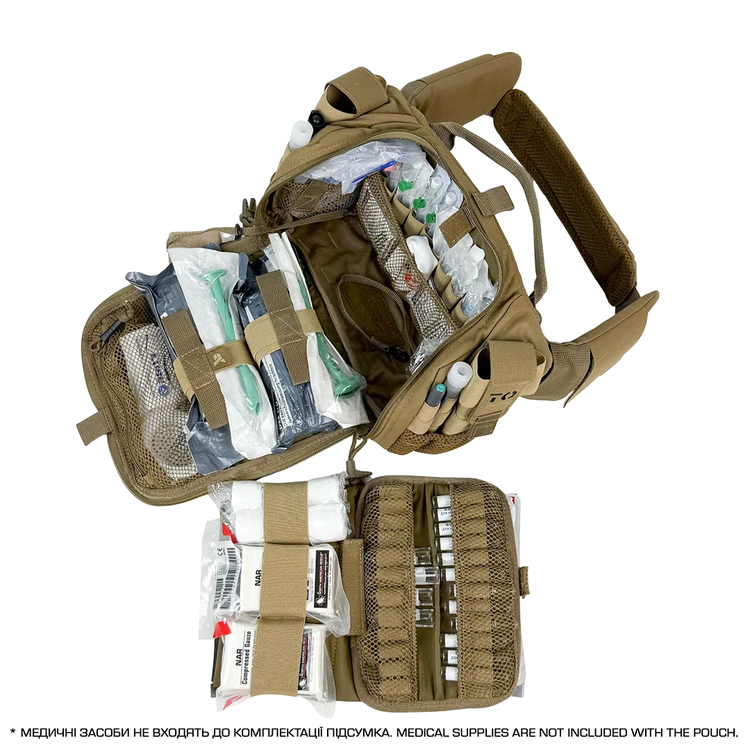 Bolsa médica TQ Dnipro Medic Bag HYBRID BM33 – Coyote – BM335, imagen 11 de 15