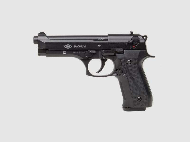 EKOL Firat Magnum Zwart 9mm P.A.K. - Gas Signaal - Schreckschusspistool