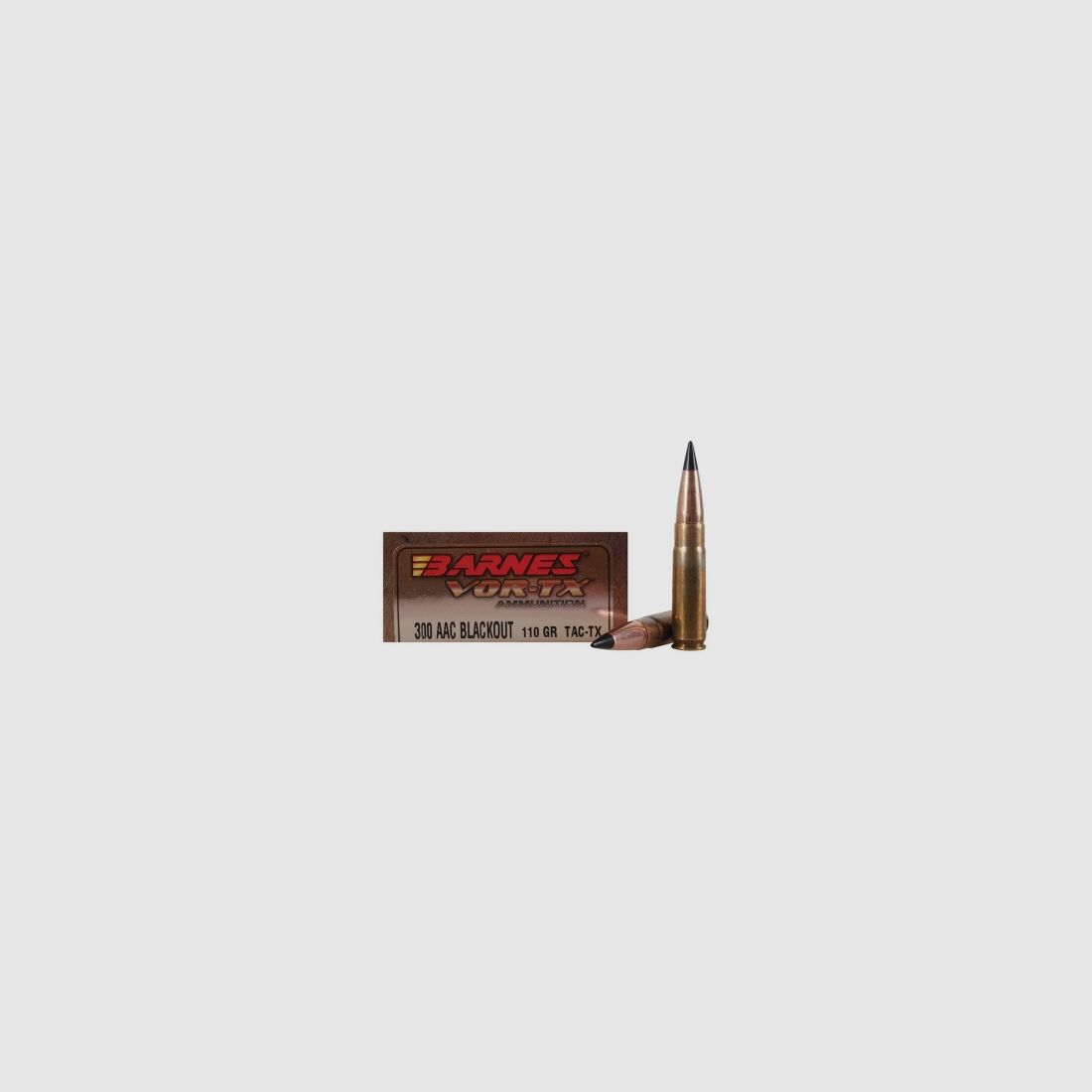 Barnes VOR-TX .300 AAC Blackout 110GR TAC-TX Flat Base 20 cartouches