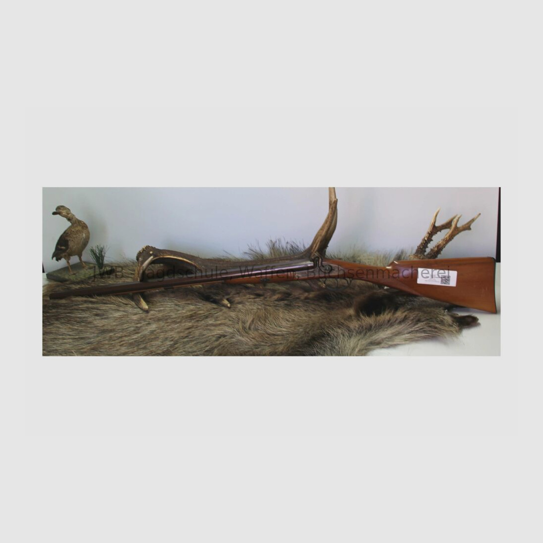 Fusil à double percussion Pedersoli 12 (Poudre Noire)