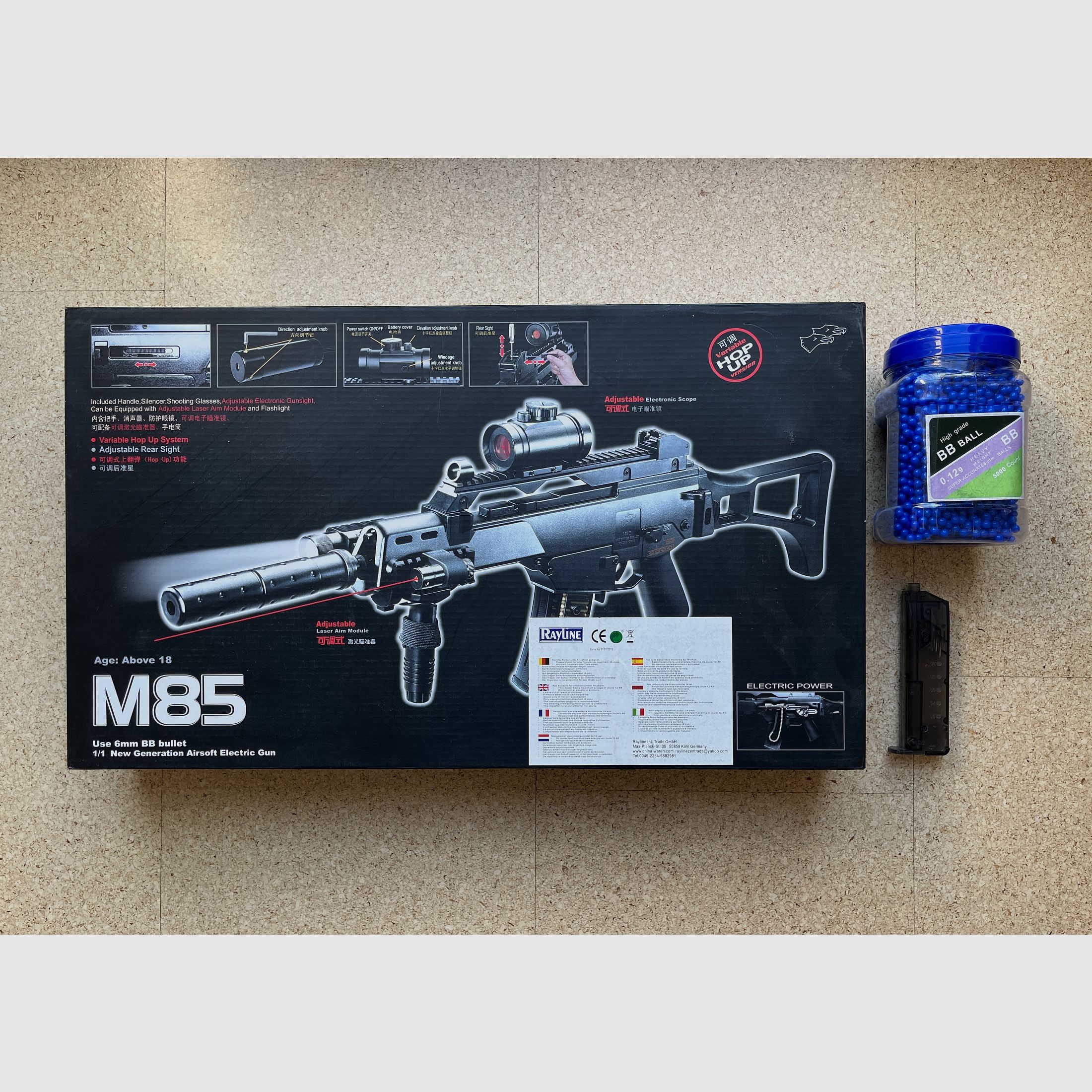 Rayline M85 Electric Airsoft Gun