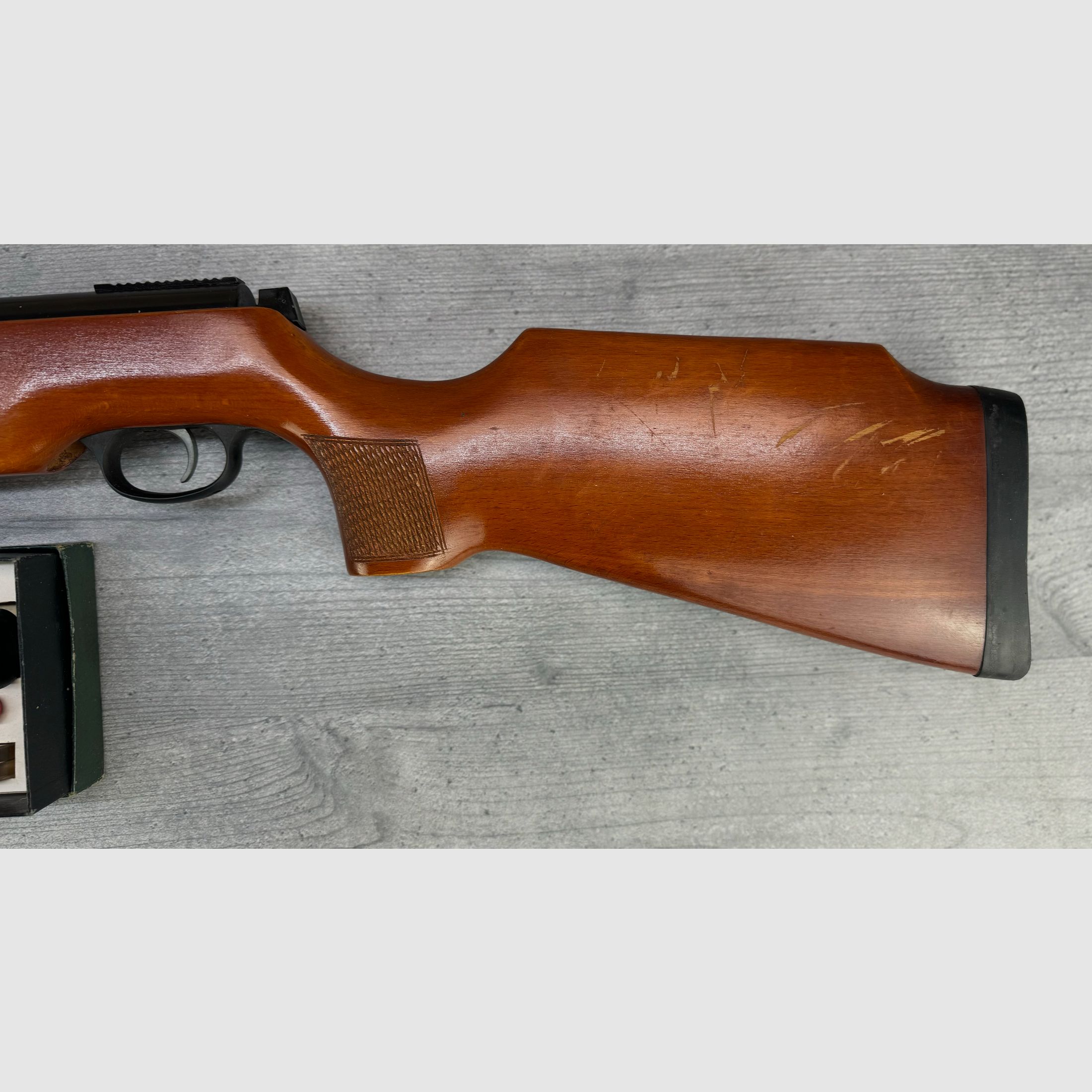 Haenel Mod. 311 Luftgewehr 4,5mm Diabolo mit Original Diopter (+Set) und Kimme, Tragetasche