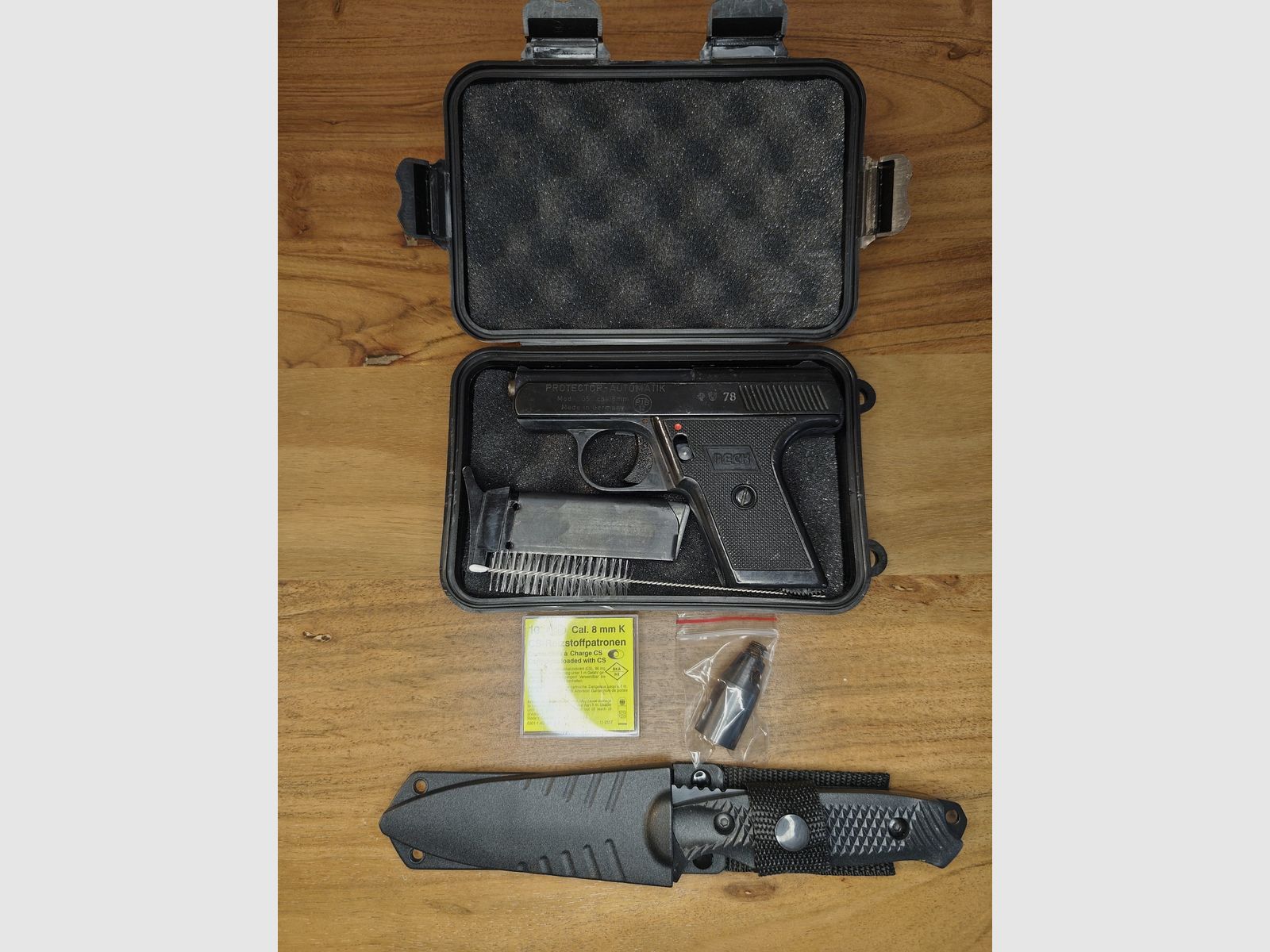 RECK Protector Automatik Mod.G5 sehr niedriger PTB 12 +CS Gas+Taschenmesser