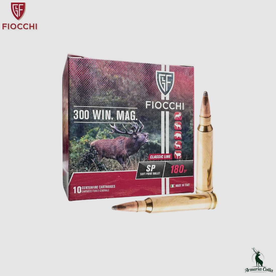 Fiocchi Munitionen Sp Kal. 300 Win 180 gr. Art. 709875
