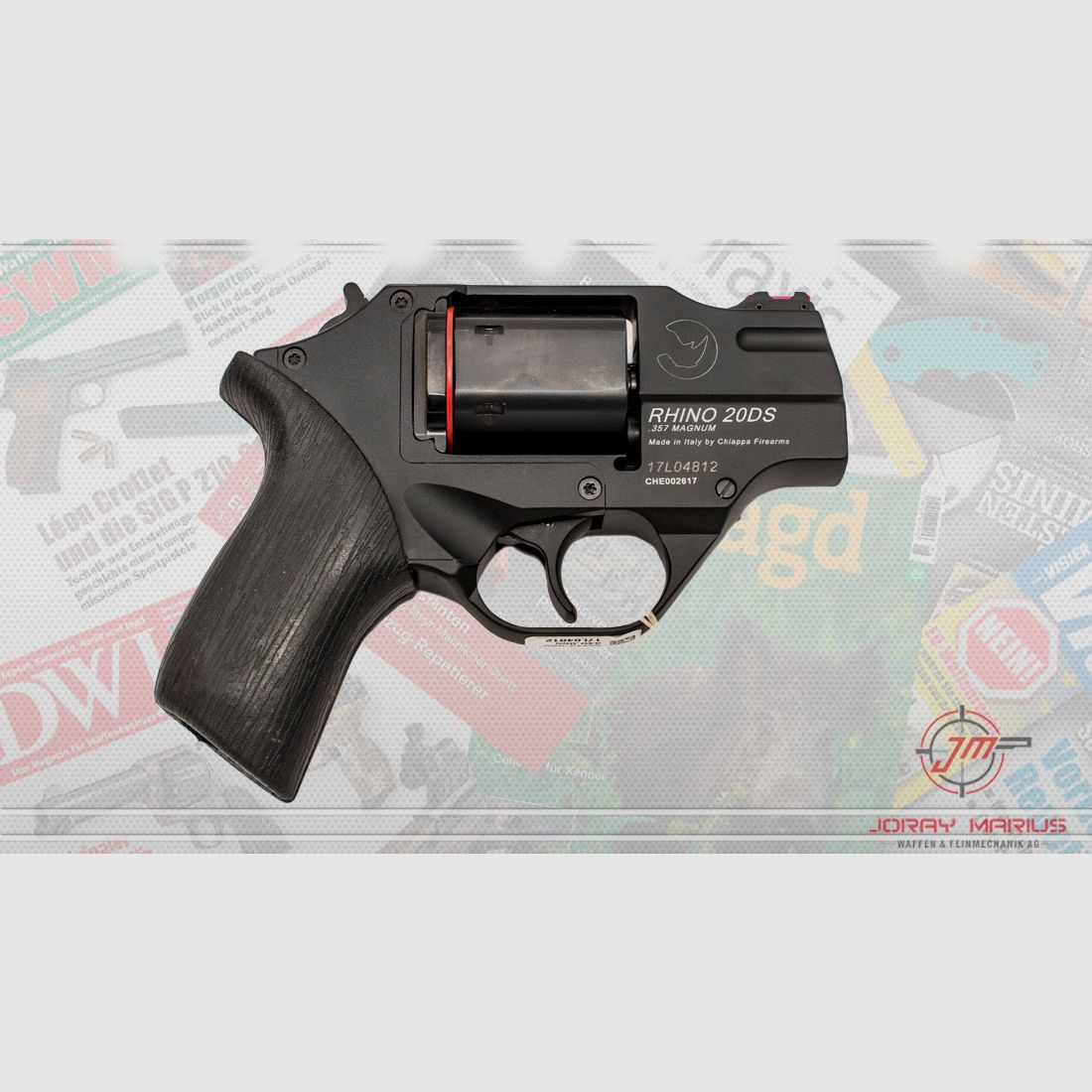 Chiappa Rhino 20 DS Revolver .357 Magnum 2″ Black