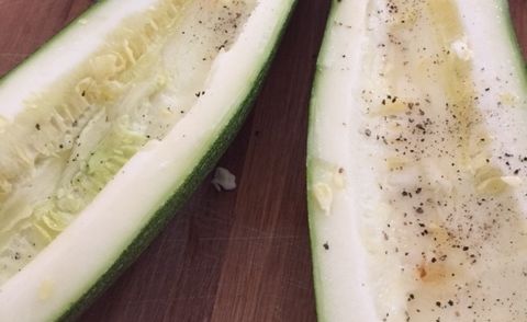 Rezept: Gefüllte Zucchini mit Wildhack