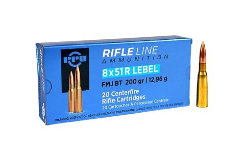 Prvi Partizan PPU 8 x 51 R Lebel Vollmantel 200grs 20 Schuss
