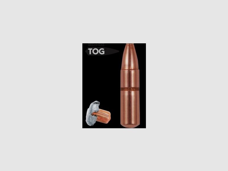 Patronen Brenneke Kal. 375 H&H – 270gr TOG Box 20 Stk., Bild 2 von 5