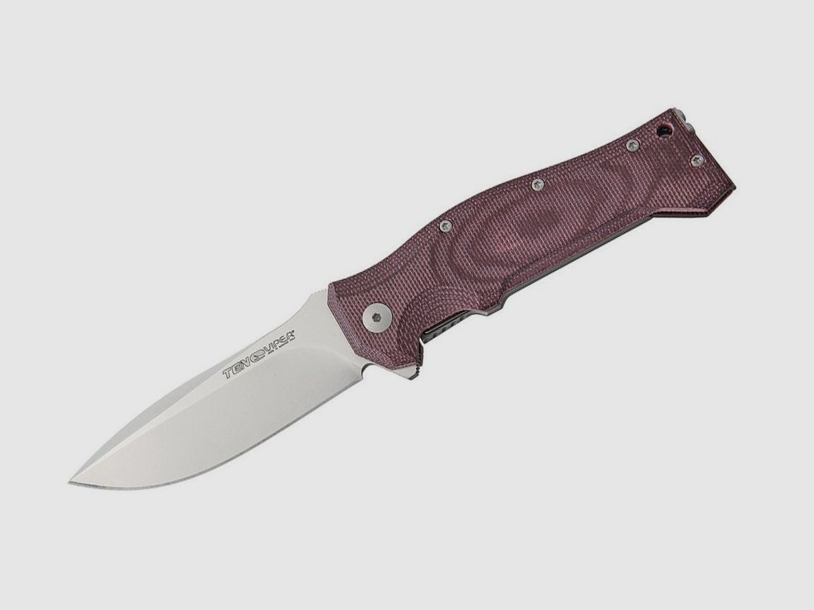 Taschenmesser Ten Burgundy Canvas