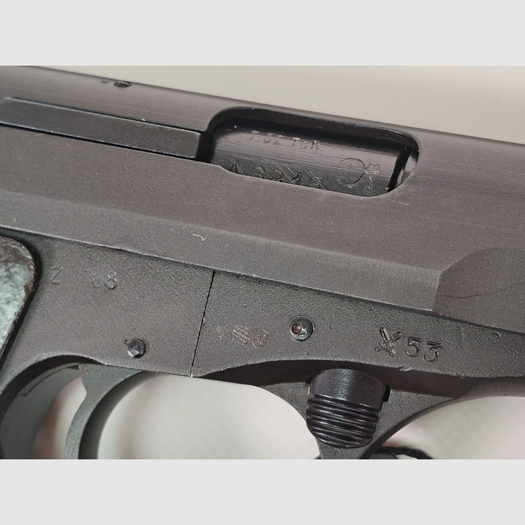 Pistolet CZ 52 7,62 Tokarev avec étui en cuir