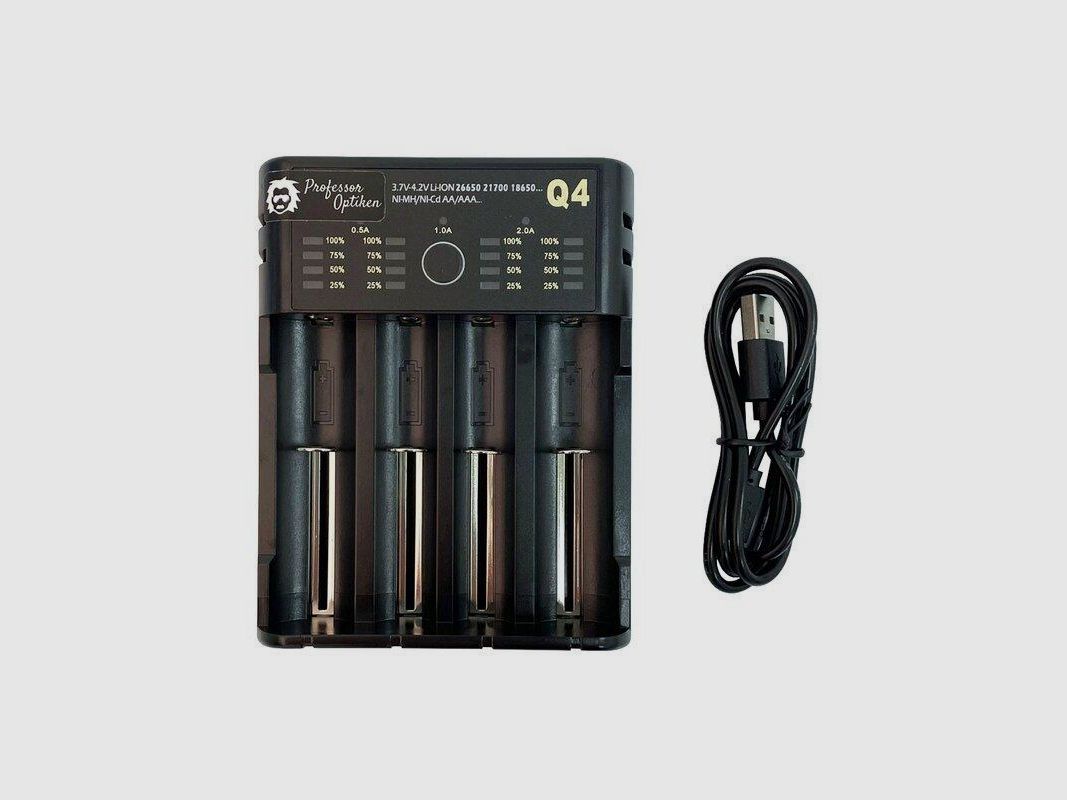 Universele oplader voor lithium-ionbatterijen